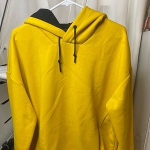Yellow h&m men’s hoodie